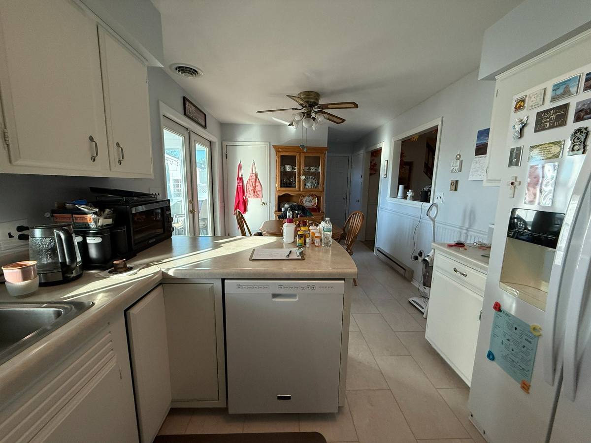 Existing kitchen and dining area before the proposed addition design